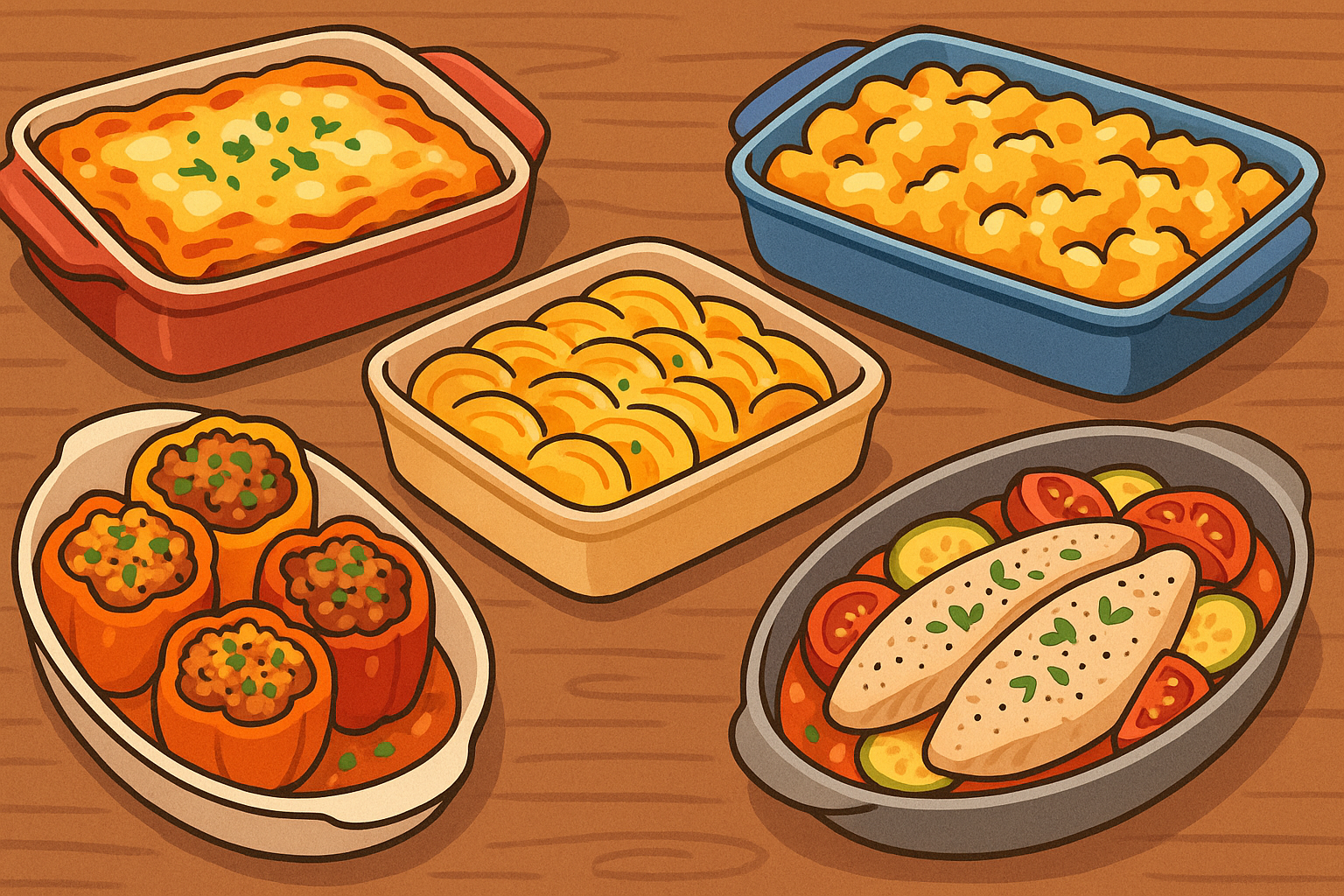 Viisi nopeaa reseptiä uunikokkaamiseen